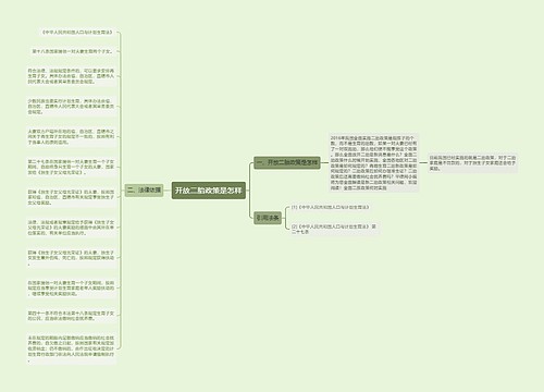 开放二胎政策是怎样