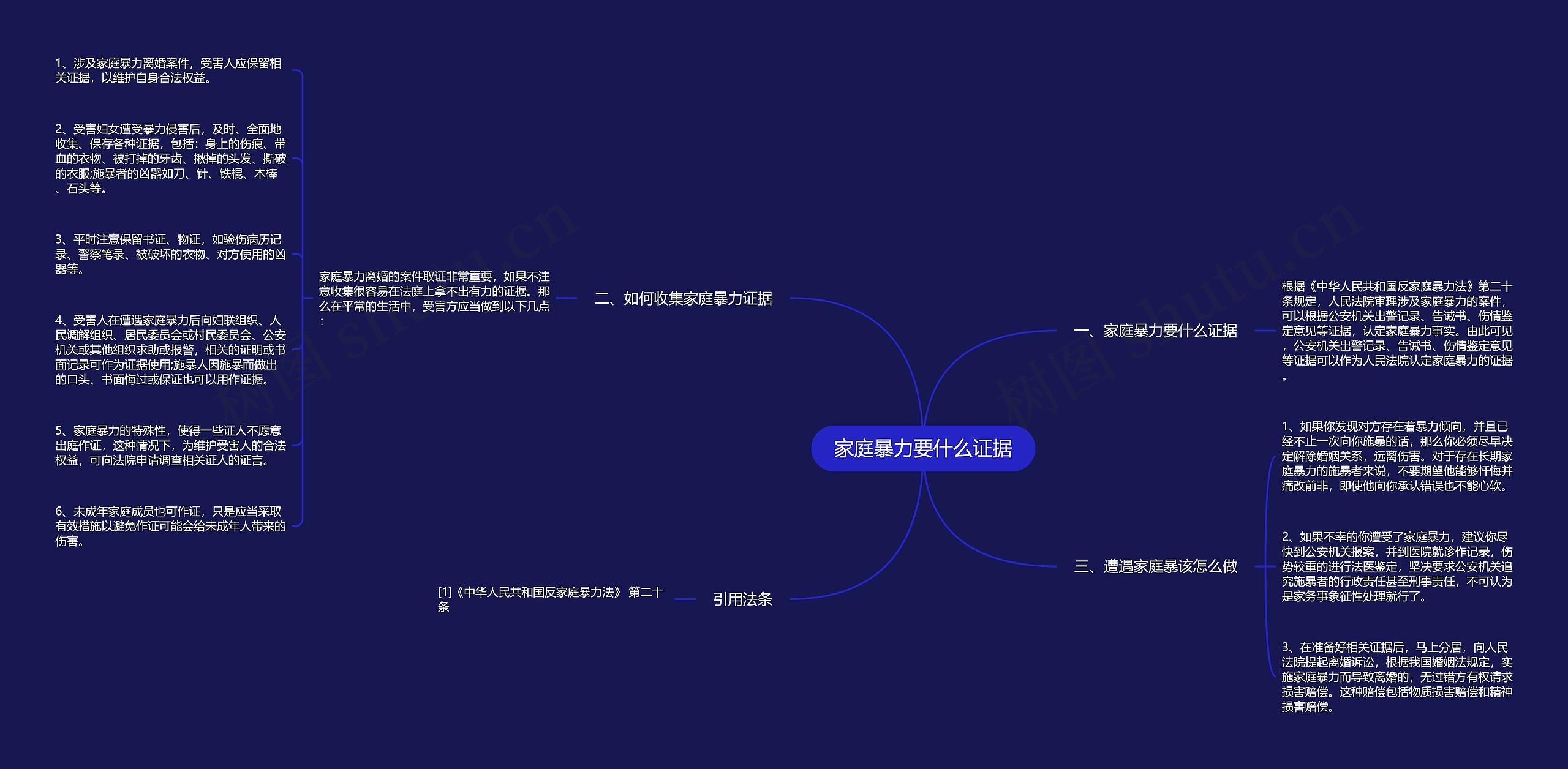 家庭暴力要什么证据思维导图