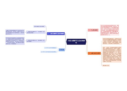 冷暴力婚姻可以起诉离婚吗