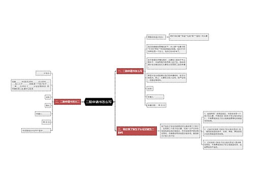 二胎申请书怎么写