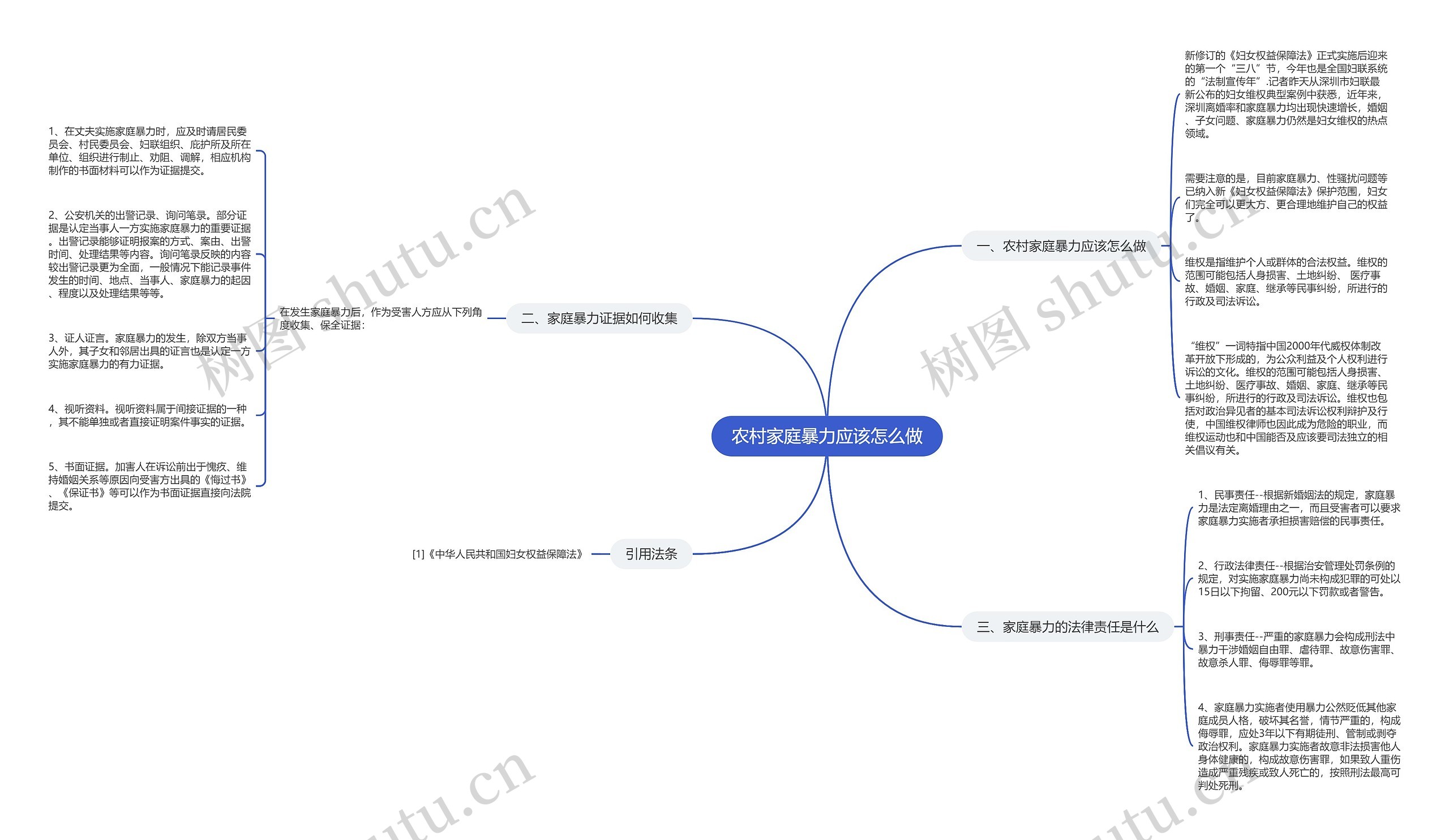 农村家庭暴力应该怎么做思维导图