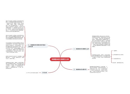 离婚精神损失费要怎么算