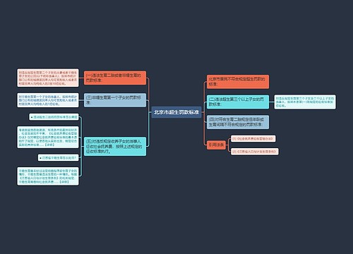 北京市超生罚款标准