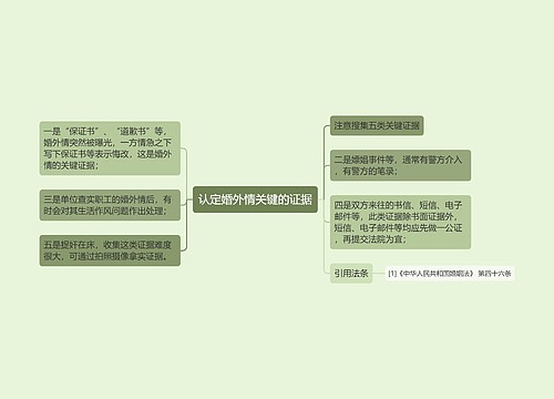 认定婚外情关键的证据