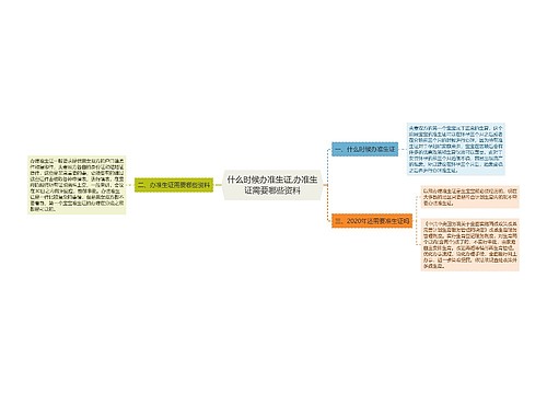 什么时候办准生证,办准生证需要哪些资料