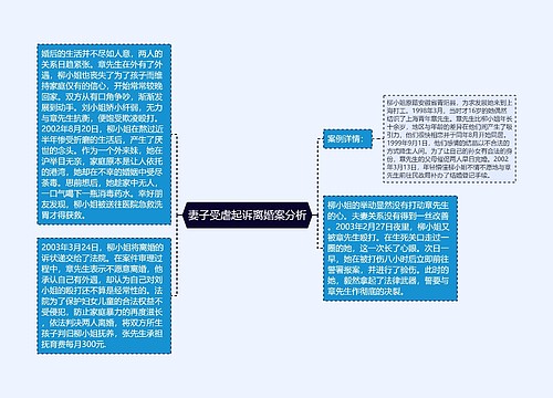 妻子受虐起诉离婚案分析