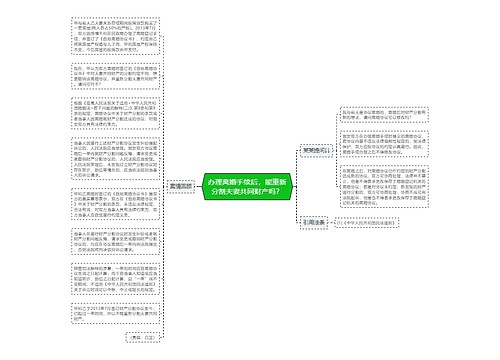 办理离婚手续后，能重新分割夫妻共同财产吗？