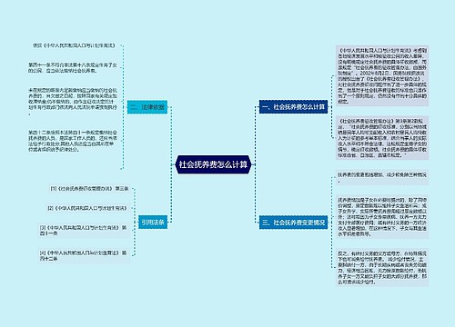 社会抚养费怎么计算