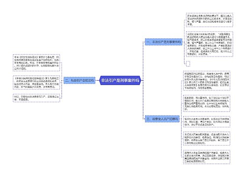 非法引产是刑事案件吗