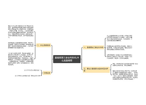 重婚罪第三者会判刑吗,什么是重婚罪