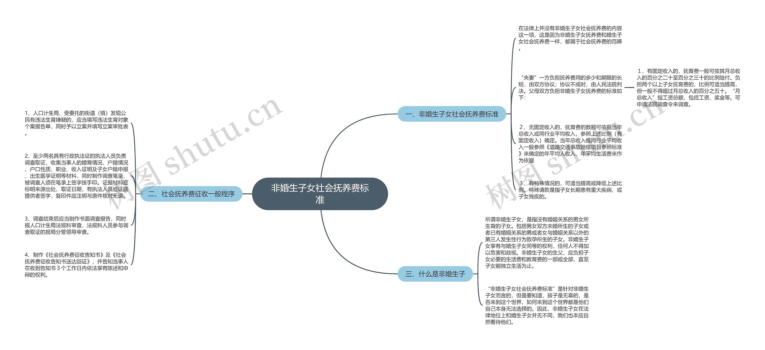 非婚生子女社会抚养费标准