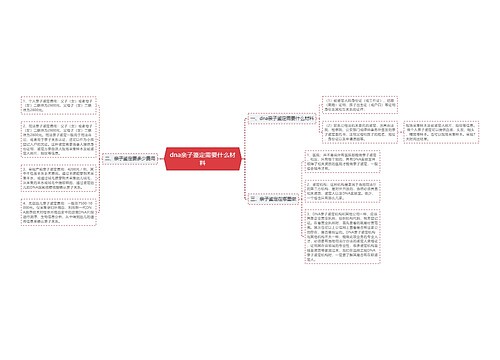 dna亲子鉴定需要什么材料
