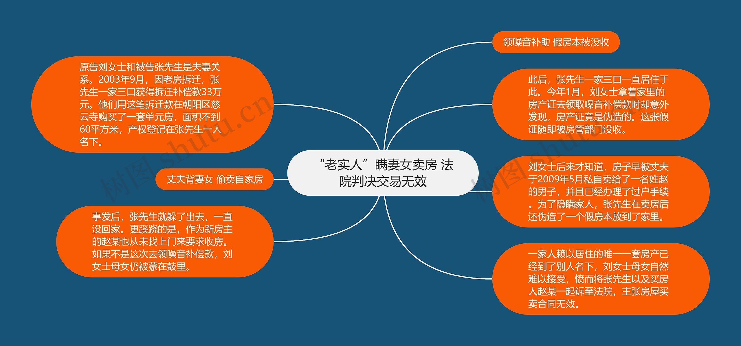 “老实人”瞒妻女卖房 法院判决交易无效思维导图