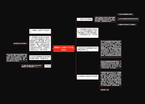 离婚时什么情形下不予返还彩礼