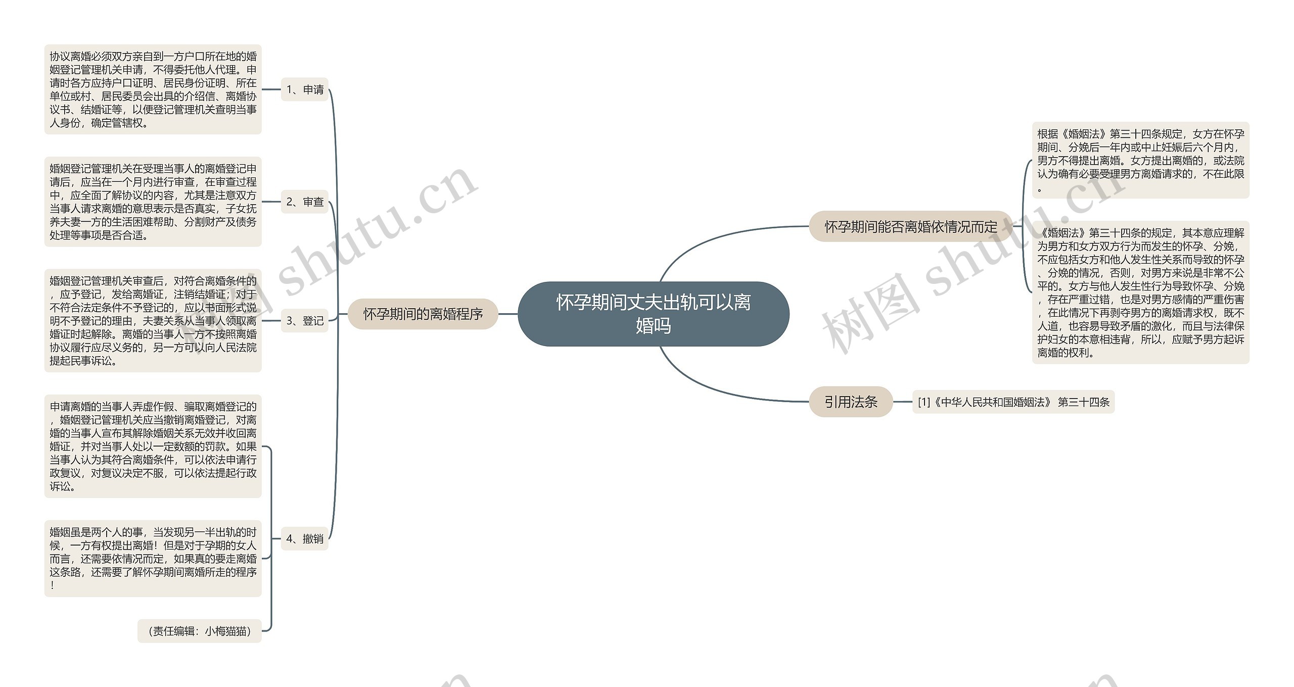 怀孕期间丈夫出轨可以离婚吗思维导图