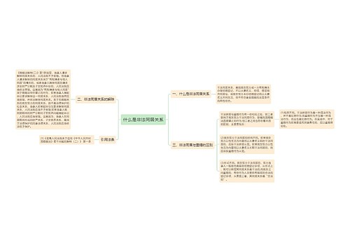 什么是非法同居关系