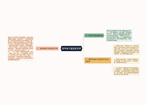 指甲亲子鉴定是怎样