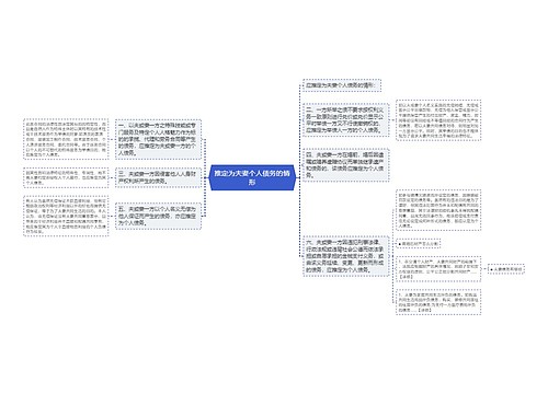 推定为夫妻个人债务的情形