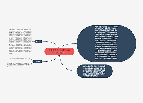 破镜重圆未办手续发生纠纷法不保护