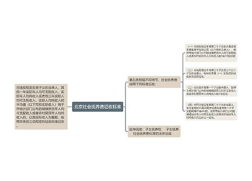 北京社会抚养费征收标准