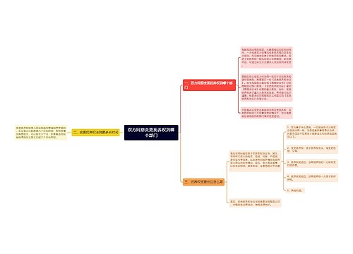 双方同意变更抚养权到哪个部门