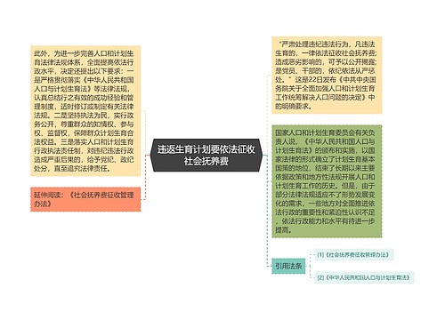 违返生育计划要依法征收社会抚养费