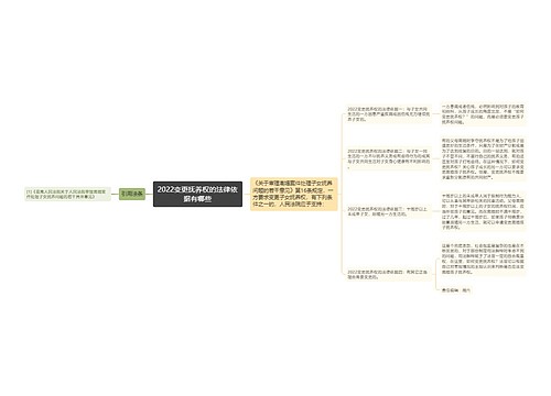 2022变更抚养权的法律依据有哪些