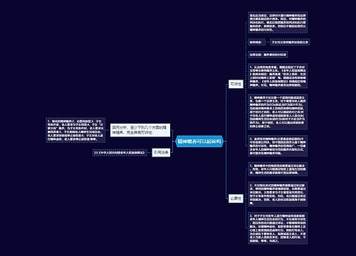 精神赡养可以起诉吗