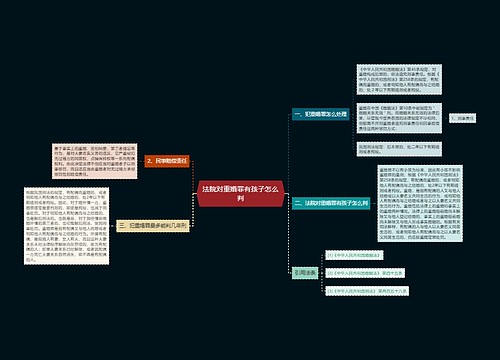 法院对重婚罪有孩子怎么判