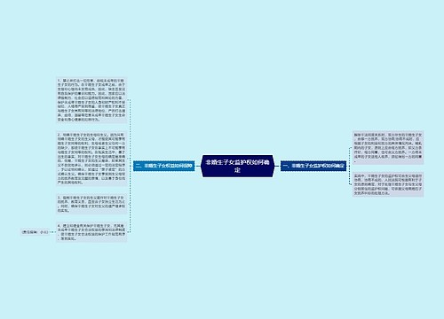 非婚生子女监护权如何确定