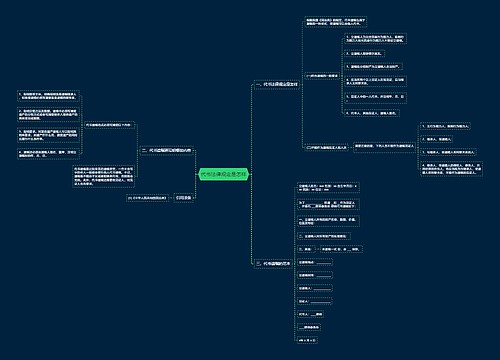 代书法律规定是怎样
