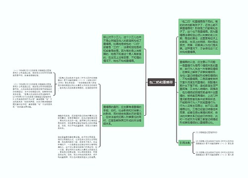 包二奶和重婚罪