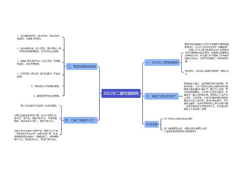 2022年二婚有婚假吗