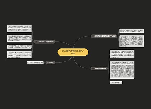 2022最新遗嘱指定监护人规定