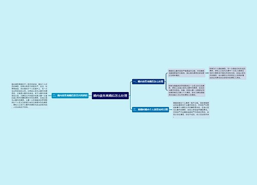婚内债务离婚后怎么处理