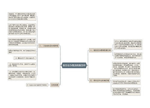 准生证办理流程是怎样