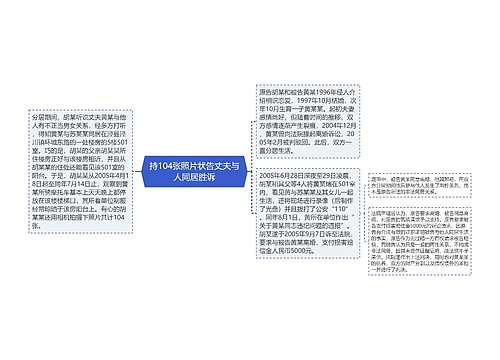 持104张照片状告丈夫与人同居胜诉