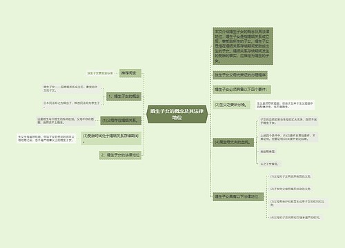 婚生子女的概念及其法律地位