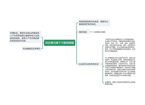 那些情况属于可撤销婚姻