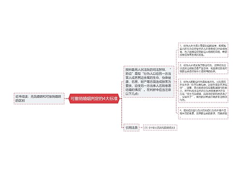 可撤销婚姻判定的4大标准