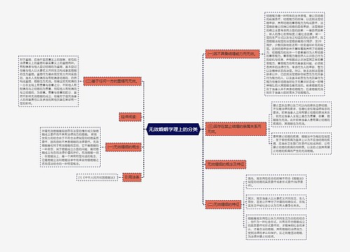 无效婚姻学理上的分类