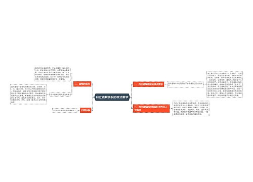 自立遗嘱模板的格式要求