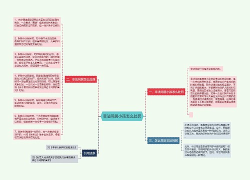 非法同居小孩怎么处罚