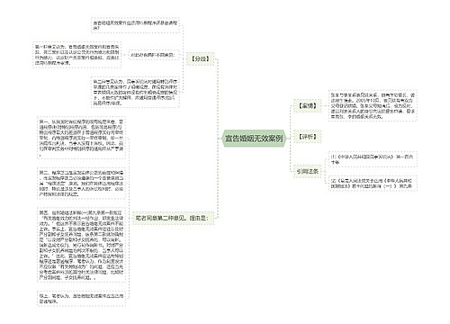 宣告婚姻无效案例