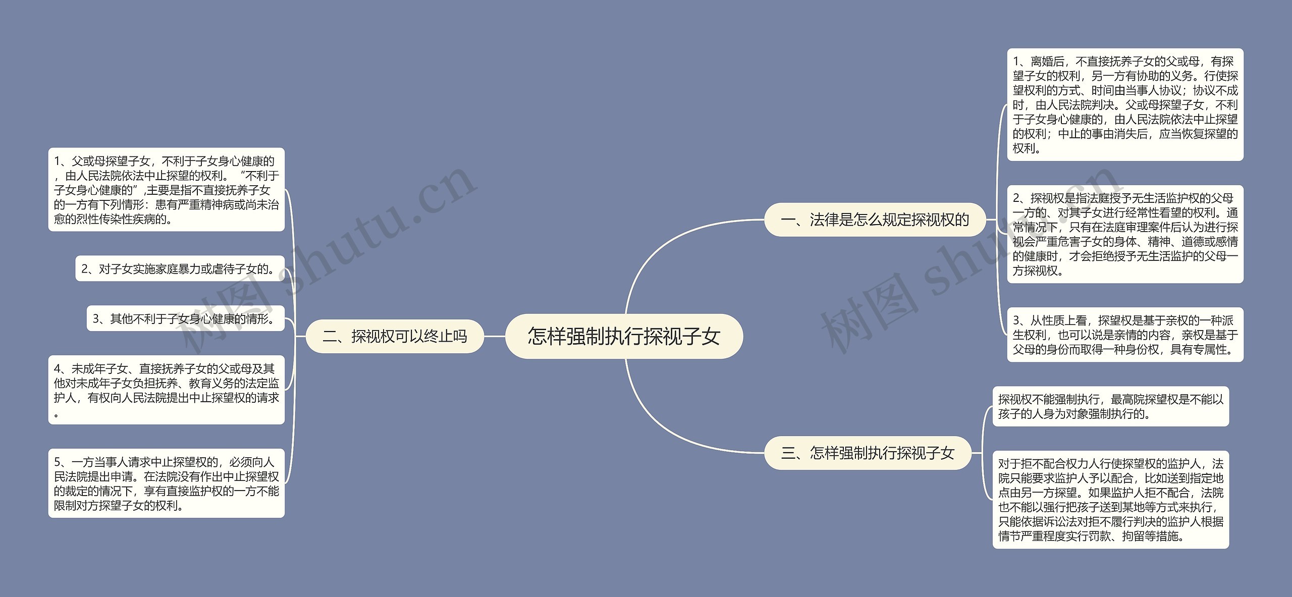 怎样强制执行探视子女