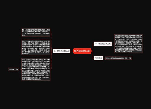 扶养关系的认定