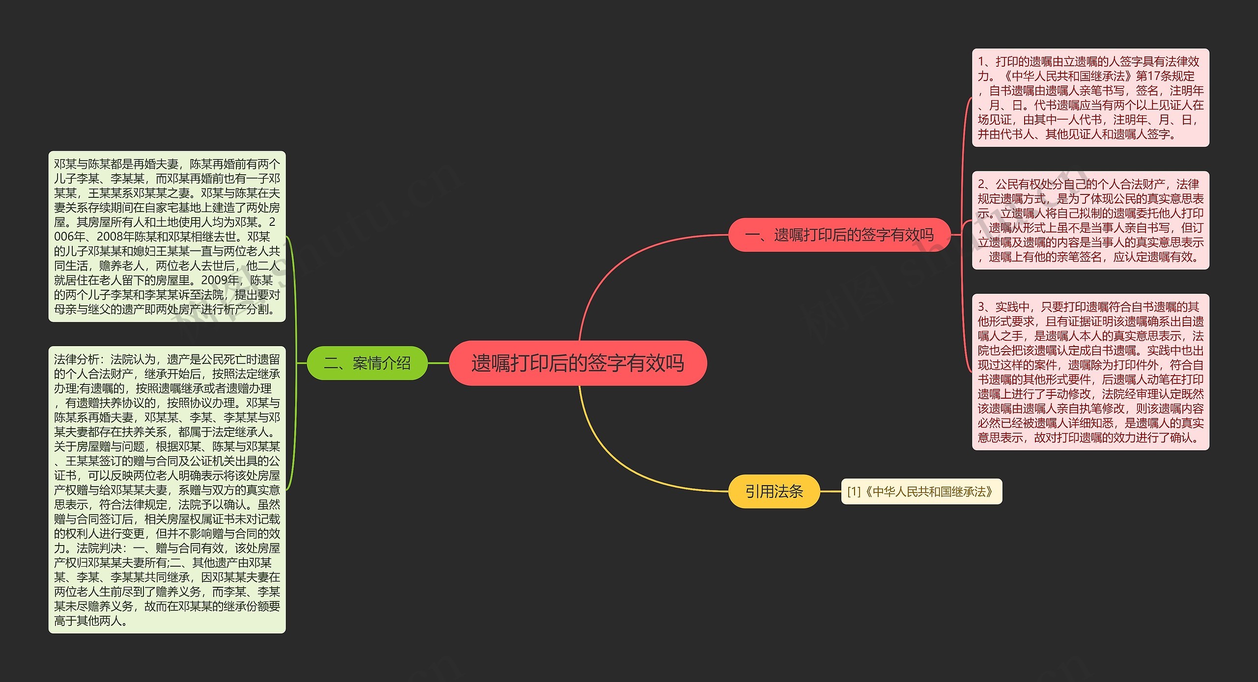 遗嘱打印后的签字有效吗 遗嘱打印后的签字有效吗
