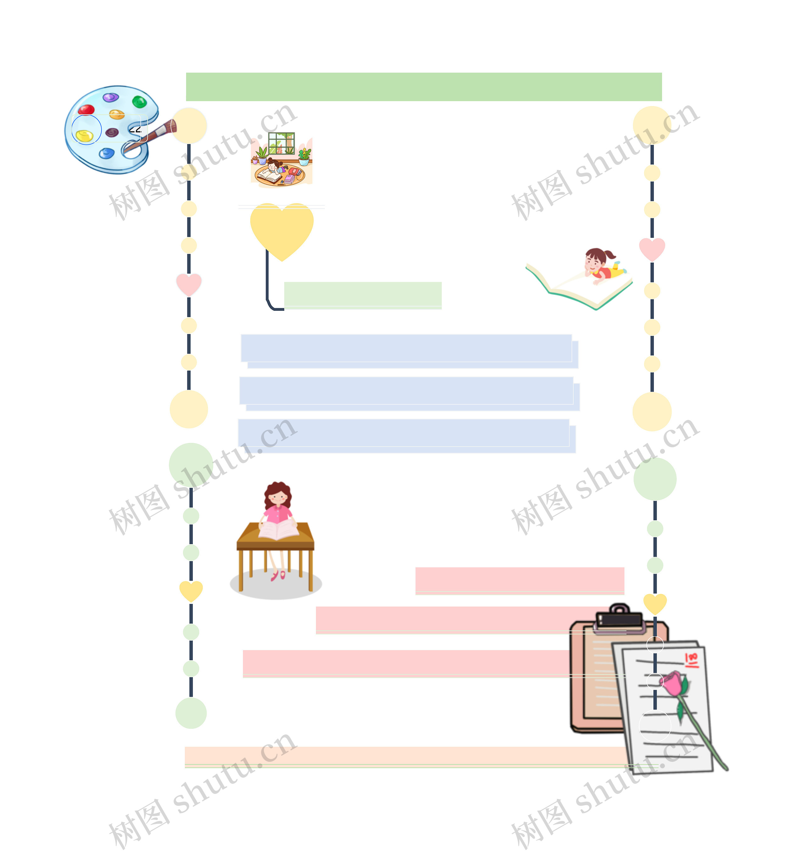 可爱手账思维导图