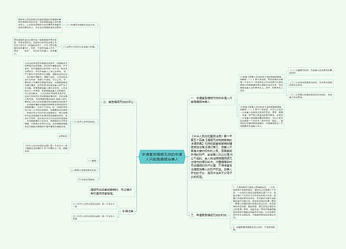 申请宣告婚姻无效的申请人只能是婚姻当事人