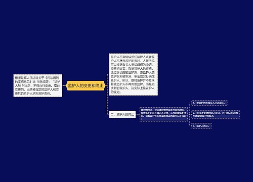 监护人的变更和终止